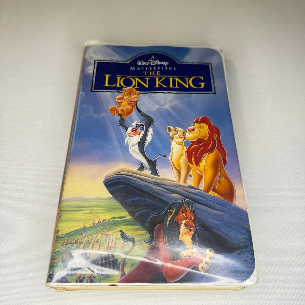 Walt Disney The Lion King VHS 1995 Masterpiece Collection Clamshell Vintage
